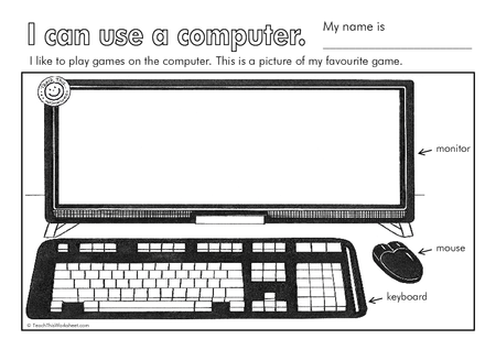 I can use a computer :: Teacher Resources and Classroom Games :: Teach This