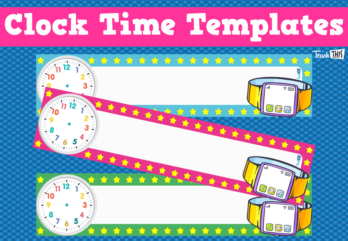 clock timetable templates teacher resources and classroom timetable templates for teachers