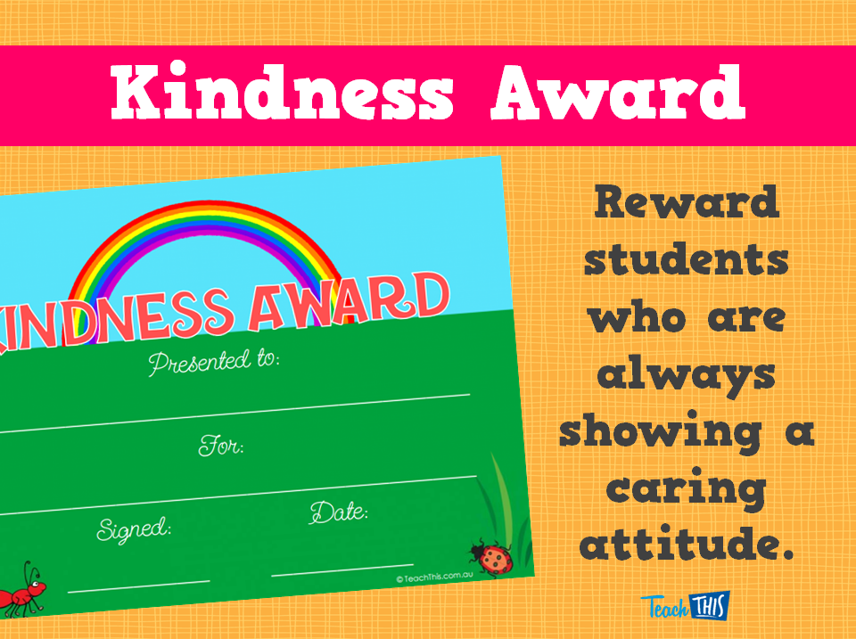 kindness-award-teacher-resources-and-classroom-games-teach-this for Free Printable Kindness Award Template Kindness Award :: Teacher Resources and Classroom Games :: Teach This for Free Printable Kindness Award Template