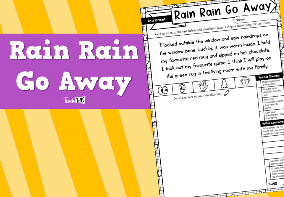 Rain Rain Go Away Teacher Resources and Classroom Games Teach This