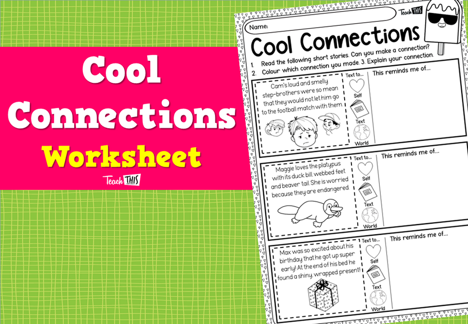 Cool Connections Worksheet Teacher Resources and Classroom Games