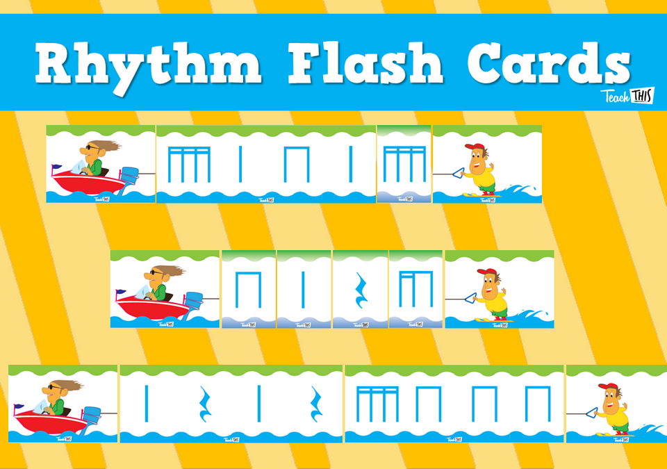 Rhythm Flash Cards Teacher Resources and Classroom Games Teach This