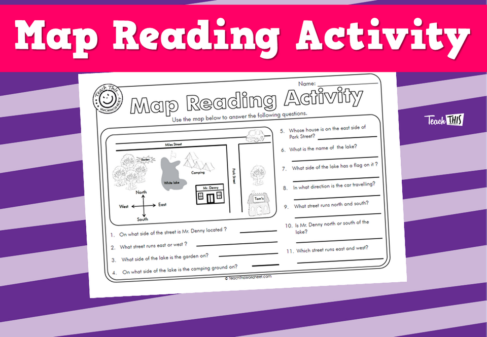 Map Reading Activity Teacher Resources and Classroom Games Teach This