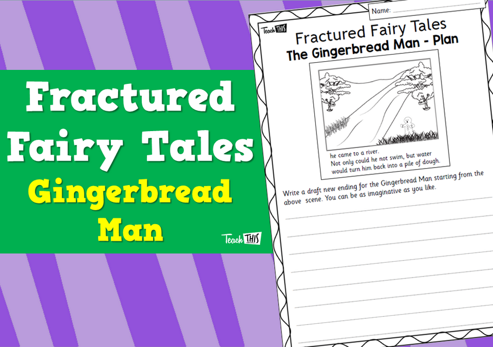 Fractured Fairy Tales Gingerbread Man Activities Teacher Resources