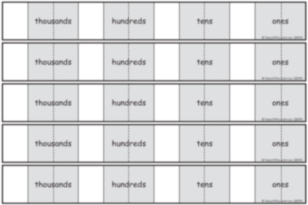 number expander games Expanders Numeral Printable  Thousands    Teacher number expander games Expanders Numeral Printable  Thousands    Teacher