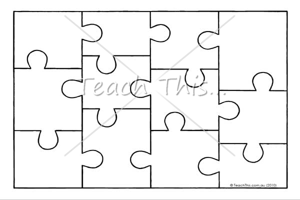 Jigsaw Puzzle Template Printable Teacher Resources Teacher Resources And Classroom Games Free Jigsaw Puzzle Template